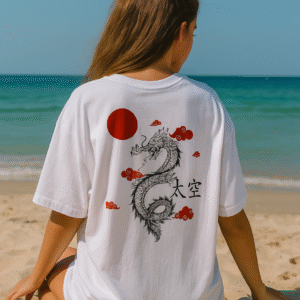 sky serpent oversize t shirt