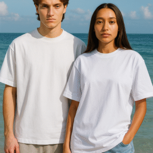 basic white oversize t shirt